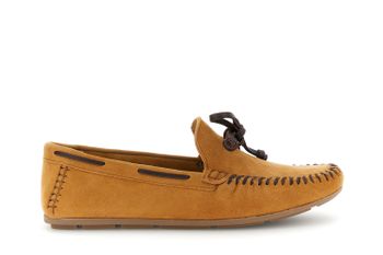 mocasines de ante con lazo tan 36