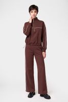 pantalon de scuba con ribetes brown xl