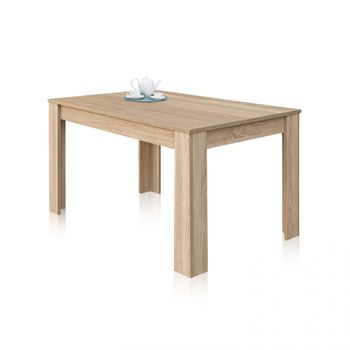 Mesa De Comedor Extensible Kendra 140 Roble Canadian 140–190 X 78 X 90cm Cm