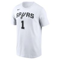 camiseta victor wembanyama nn association edition san antonio spurs blanca