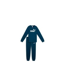 Chándal Puma Ess No.1 Logo Crew S Azul verdoso Niño