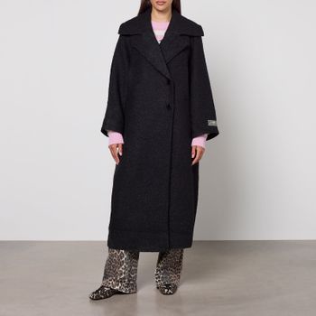 Ganni Textured Boucle Coat - S,M