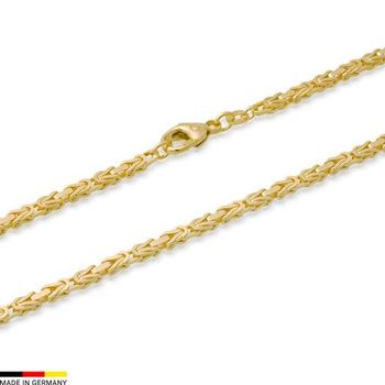 Cadena bizantina oro de 14 quilates 55cm