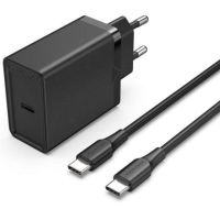 cargador de pared vention fahbf-eu usb-c 25w  1x cable usb-c