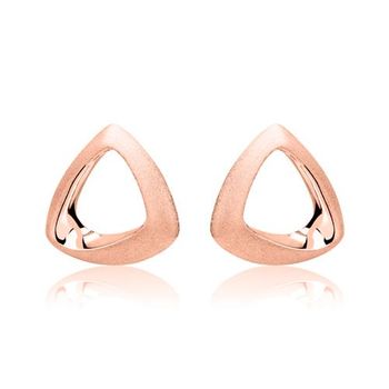 Pendientes de plata 925 bañados en oro rosa
