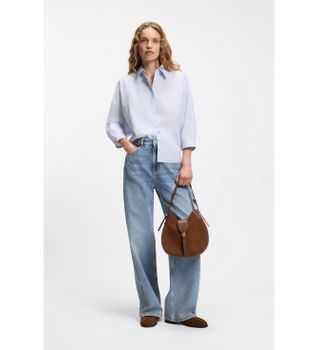 BOSS para mujer. 50555871 Jeans Marlene azul (35/30), Casual, Algodón, Denim