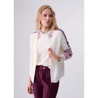 liu jo chaqueta de punto cardigan jacquard para mujer