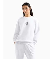 ax armani exchange para mujer xw000821af10818u0002 sudadera crewneck blanco xs casual deportivo algodon multideporte