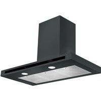 rangemaster hi-lite hlthds110sl chimney cooker hood - slate charcoal