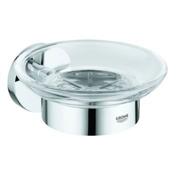 Jabonera Con Soporte Mural Grohe Essentials Chrome, 40444001