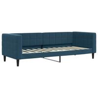 cama individual  cama para adultos  sofa cama sin colchon terciopelo azul 80x200 cm