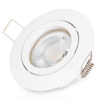 foco empotrado en el techo elva blanco