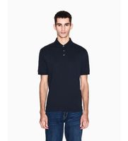 ax armani exchange para hombre xm001290af10366ub101 polo pique marino l casual algodon manga corta