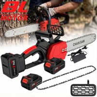 motosierra inalambrica sin escobillas de 12 pulgadas y 3500w motosierra electrica para bateria makita de 21v herramienta de podar arboles con corte de madera a 20000 rpm