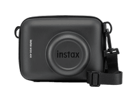 funda camara - fujifilm instax wide 400 estructura rigida correa para el hombro negro azabache