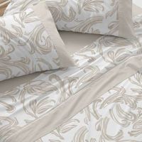 juego de sabanas 50 algodon diseno geometrico azul grisaceo 135 x 190200 cm - beige - burrito blanco