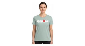 Camiseta de manga corta ironman stella ella verde claro