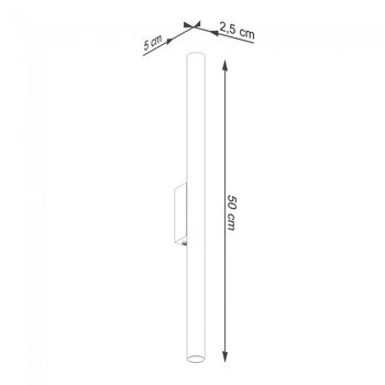 Aplique de pared pastelo