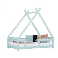 cama cabana infantil tahuka 80 x 180 azul claro
