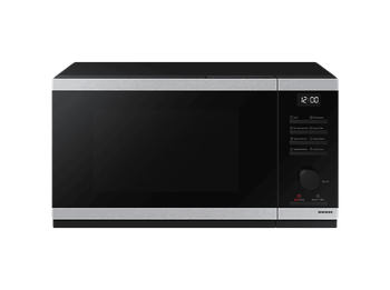 Microondas con grill - Samsung MG23DG4524ATE1, 800W, 6 niveles, Modo Eco, 23l, Negro