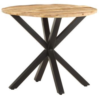 Mesa Auxiliar De Madera Maciza De Mango 68x68x56 Cm Vidaxl