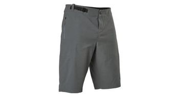 Pantalon corto con piel fox rangeriner gris oscuro