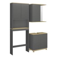 conjunto de muebles de bano livia 3 partes vicco