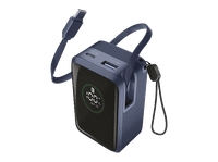 powerbank - cellularline roller 10000 mah carga rapida 45 w hasta 72h de carga usb c a azul