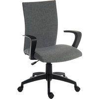 teknik work 6931gry nylon operator chair - grey grey