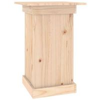 soporte para plantas madera maciza de pino 40x40x60 cm vidaxl