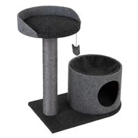 piccolo cat tree - greyblack