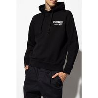 dsquared jersey hoodie s71gu0451 black para mujer