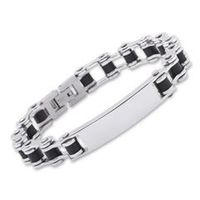 pulsera moderna acero inoxidable grabable 205cm