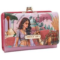 nicole lee cartera cartera trifold agustina queen cleopatra para mujer