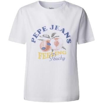 Pepe jeans Camiseta T-shirt Pepe Jeans Venusa blanc manches courtes col rond para mujer