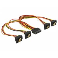 cable de alimentacion interna delock 03 m sata 15 pines a 4x sata 15 pines