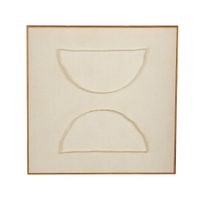 decoracion de pared  beige  h35xb60xl60cm