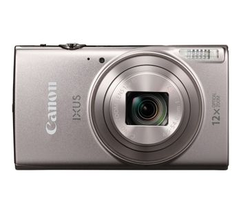 IXUS 285 HS Compact Camera with 32 GB SD Card & Case - Silver, Silver
