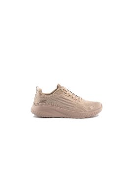 Zapatillas Skechers Bobs Squad Chaos - F Mujer Nude Engineered Knit