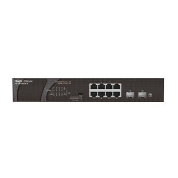Switch Ruijie RG-ES110GDS-P 8 Puertos Gigabit PoE+ 2 SFP No Gestionado Rack