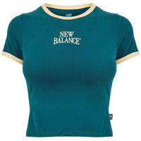 new balance camiseta heritage ringer para mujer