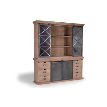 Alacena Estilo Industrial Madera De Mango