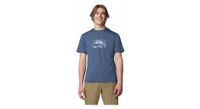 camiseta tecnica columbia kwick hike blue  hombre