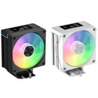 disipador de cpu dgt j-15 con 4 tubos de calor ventiladores pwm de 120 mm ventilador de enfriamiento argb para cpu pa