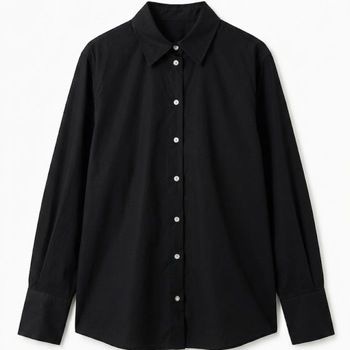 Karl Lagerfeld Camisa B2w11052 Classic Relaxed Poplin Shi para mujer