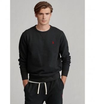 Polo Ralph Lauren para hombre. 710766772001 Sudadera de felpa RL negro (XXL), Casual, Algodón, Poliéster