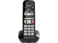 telefono - gigaset e270 single b inalambrico bloqueo de llamadas compatible con ayudas auditivas volumen ajustable despertador negro