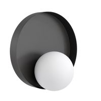 aplique de pared halvia negro