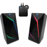 altavoces media-tech para pc con bluetooth 320 w y rgb tactil
