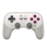 mando 8bitdo pro 2 hall effect blanco usb switch android cable 18 m